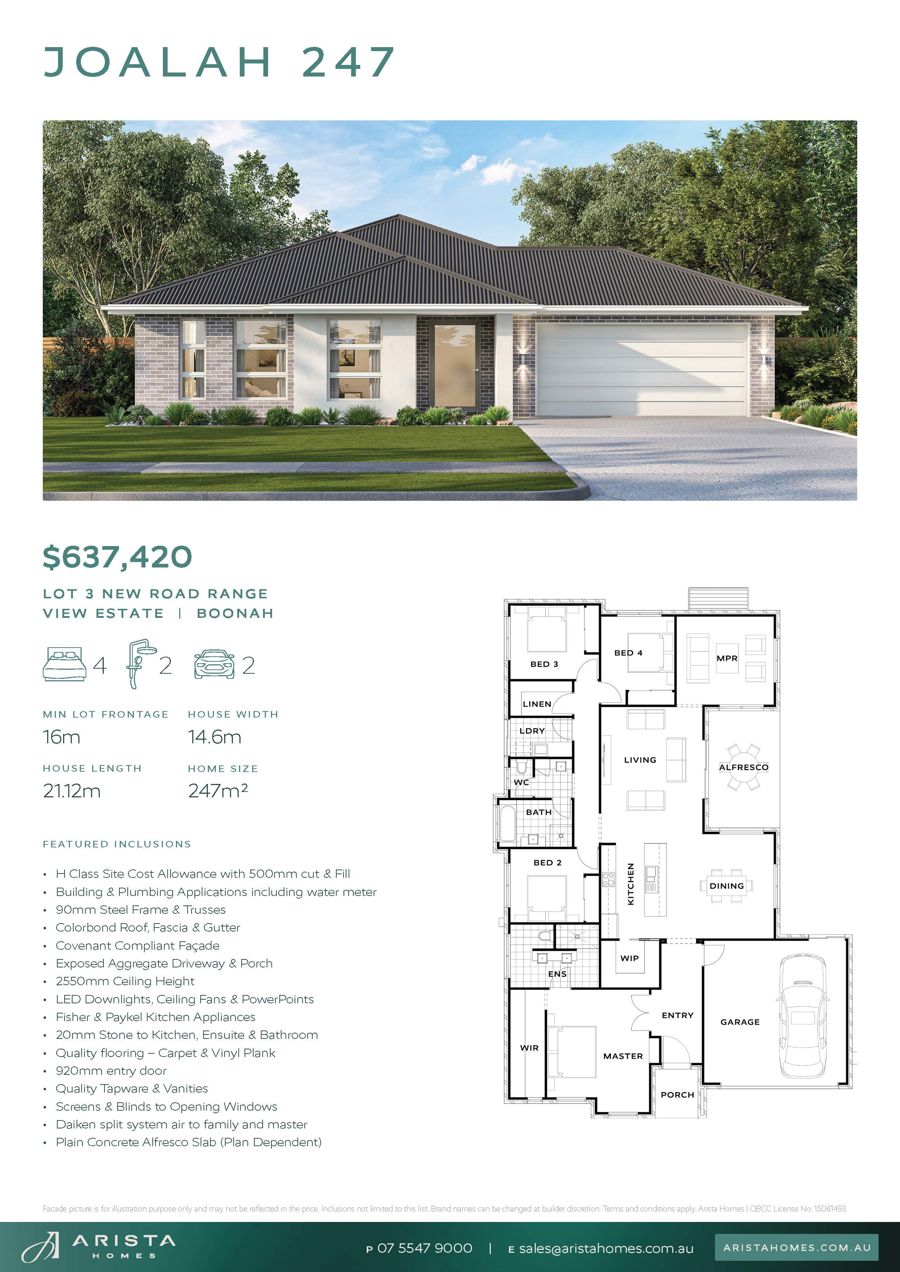 Arista Property Listing