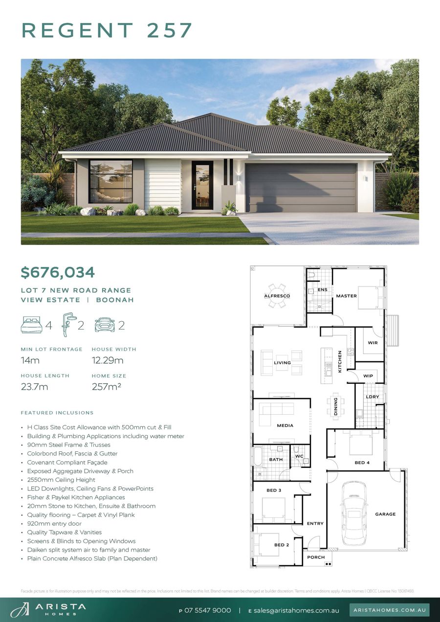 Arista Property Listing